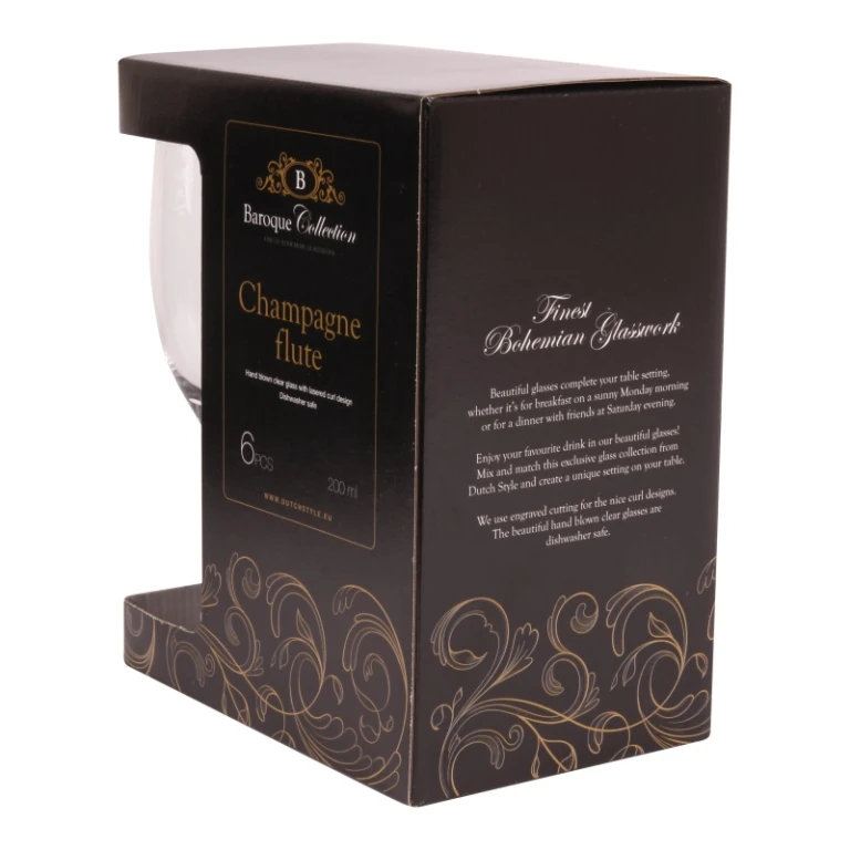 Champagneglas transparant - 180 ml - 1 stuk
