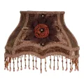 Lampenkap Victorian Rechthoek 31 cm - Bruin - Stof