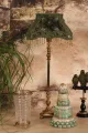 Lampenkap Victorian Rechthoek - 31 cm - groen - stof