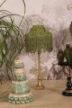 Lampenkap - 19 cm - groen - stof