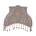 Lampenkap Victorian - 30 cm - grijs - stof