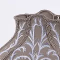 Lampenkap Victorian - 30 cm - grijs - stof