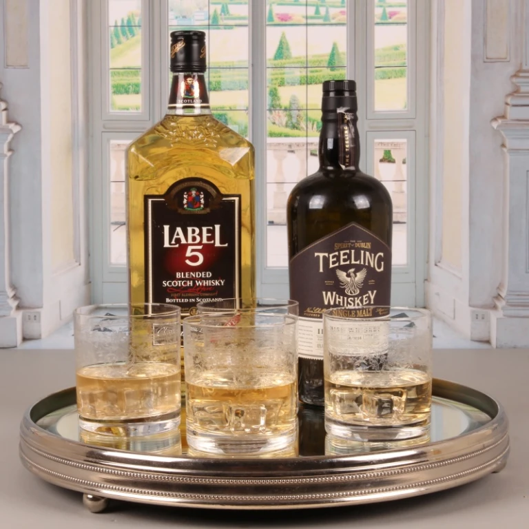 Whiskeyglas transparant - 280 ml - 1 stuk